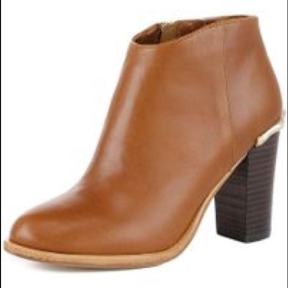 saddle leather booties